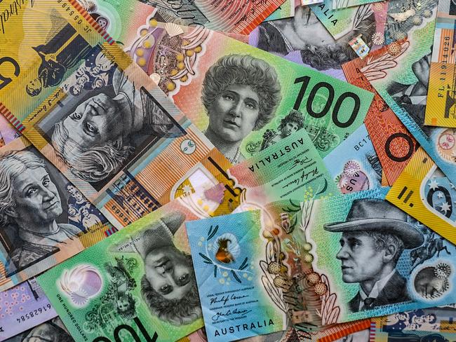 AUSTRALIA - NewsWire Photos - General view editorial generic stock photo image of Australian cash money currency. Picture: NewsWire / Nicholas Eagar