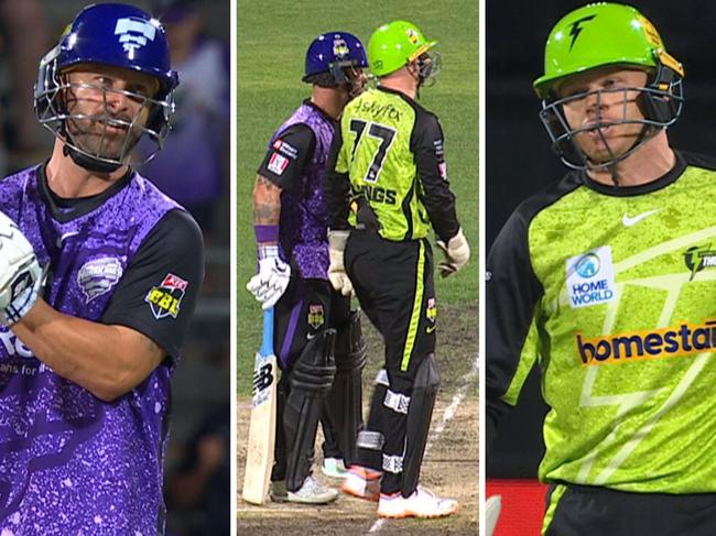 Matthew Wade and Sam Billings shared an "entertaining" verbal during the BBL14 final.