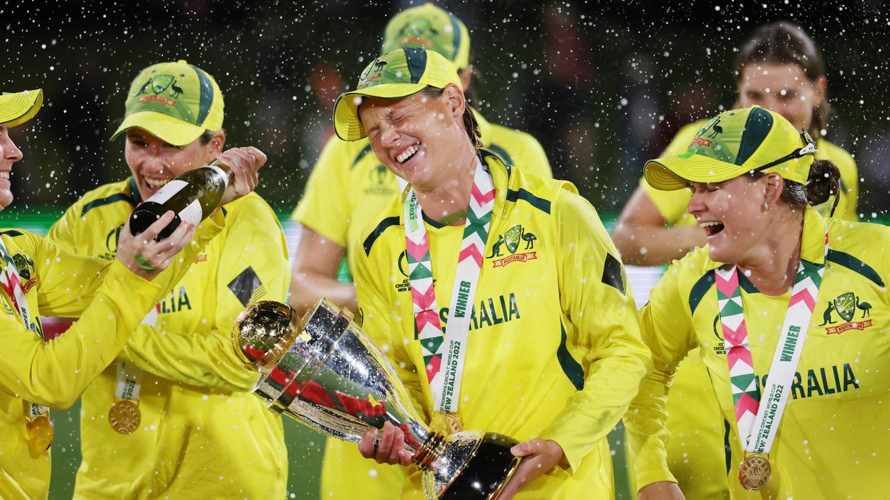 In the past 12 months alone, Australia has won the ODI World Cup, the Ashes and a multi-format series against India. Picture: Peter Meecham/Getty Images