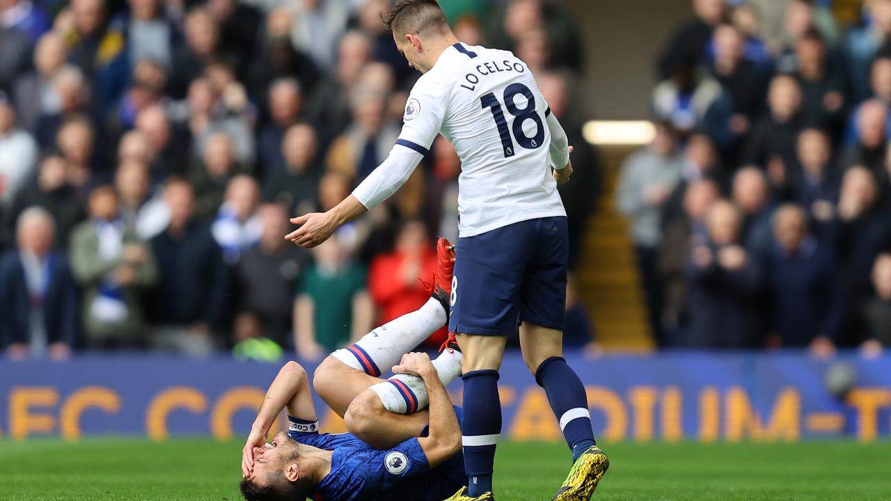 Giovani Lo Celso was lucky not to be sent off against Chelsea