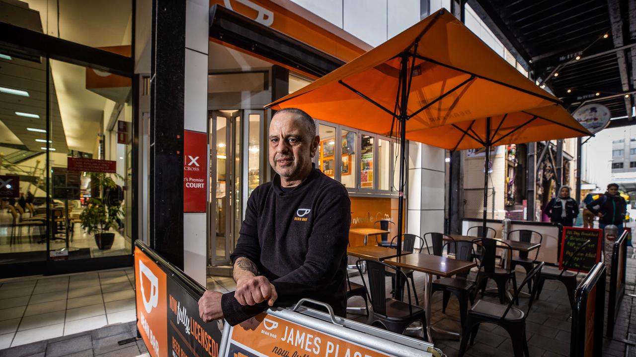 Bean Bar James Place owner Frank Scorsonelli. Picture: Tom Huntley