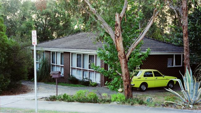 The Ellis family home where Nanette Ellis was brutally murdered in 1984 after returning home from work. Picture: supplied