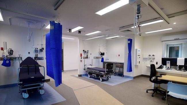 The patient treatment area of the emergency section of the new RAH hospital. Picture: Bianca De Marchi