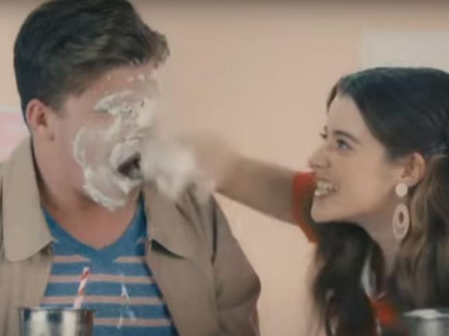 Govt’s “confusing” education campaign, , The Morrison Government's new consent education campaign for schools features a bizarre video of a woman smearing a man’s face with a milkshake.