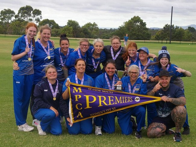 Langwarrin won the 2021-22 MPCA Women's premiership.