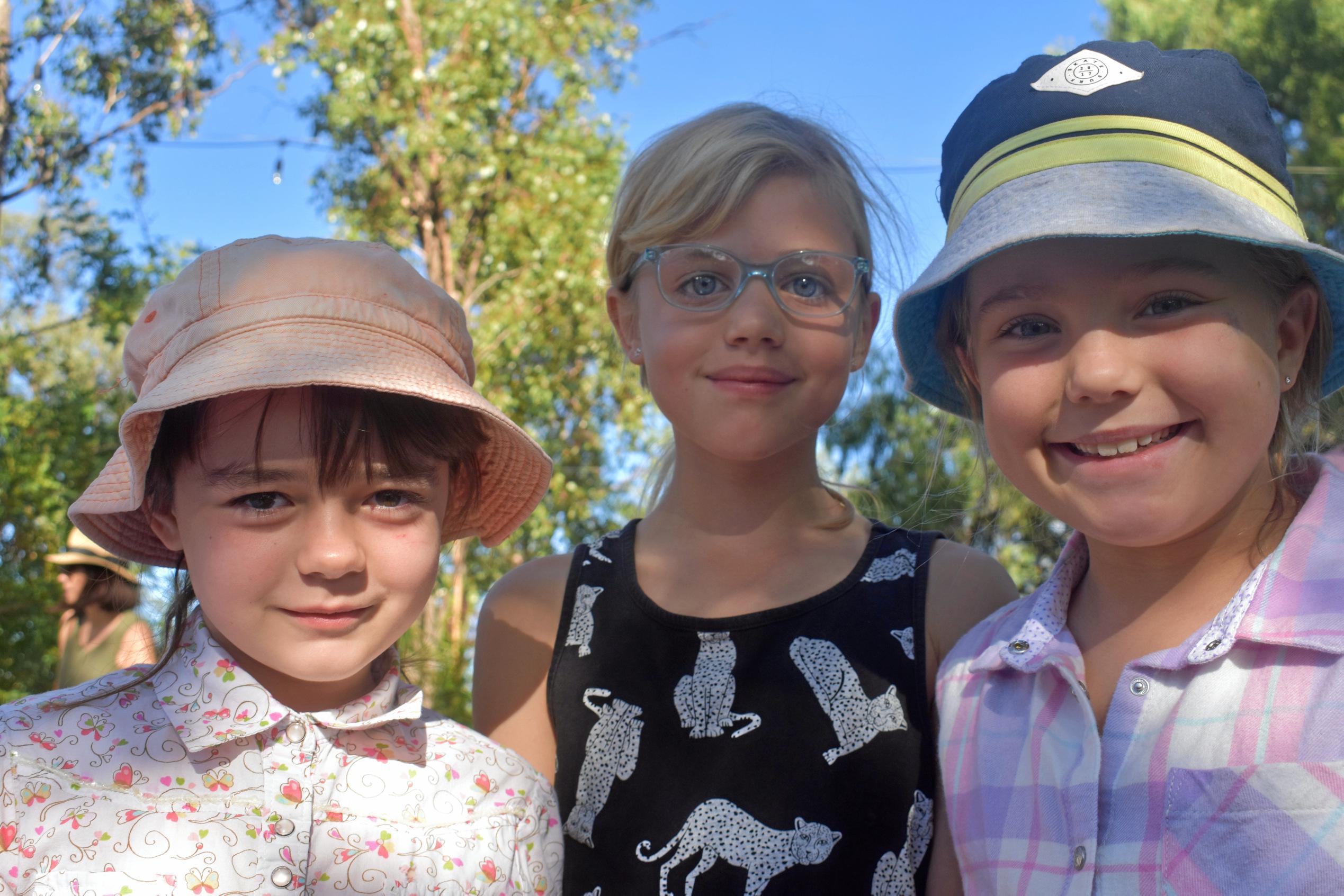 Emily Reilly, Ava Garvey, Olivia Brahan. Picture: Ellen Ransley