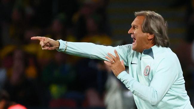 Nigeria's coach Randy Waldrum. Picture: AFP