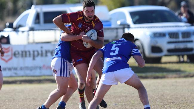 Riley Nairn for Thirlmere Roosters. Picture: Steve Montgomery.