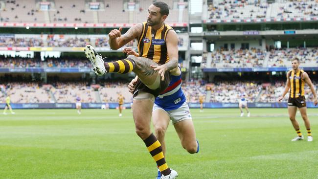 Shaun Burgoyne is keen to play on next season as he eyes 400 games. Picture: Michael Klein