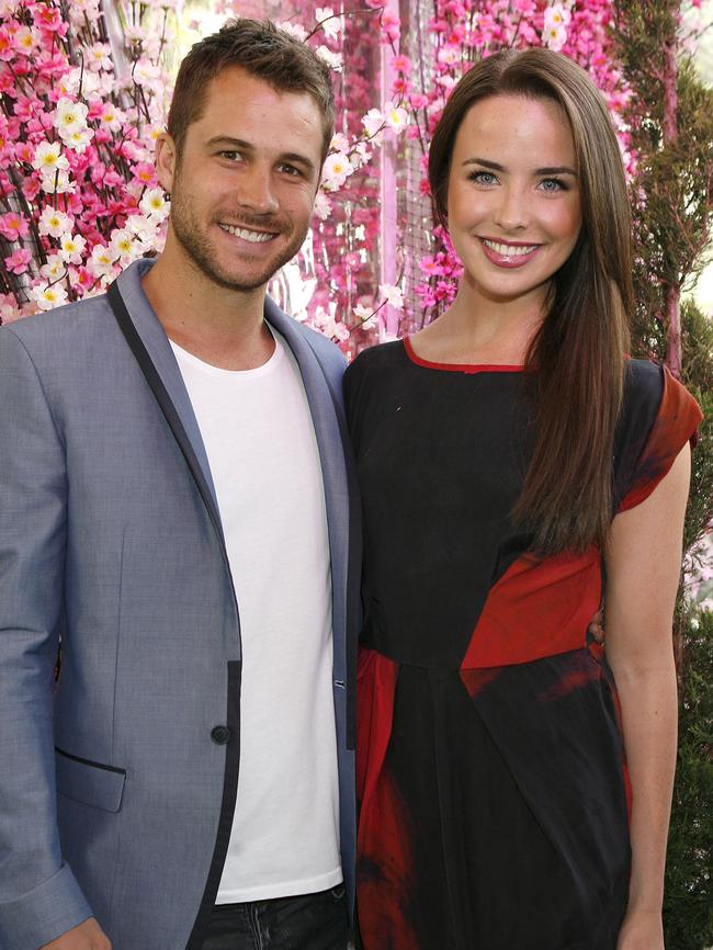 Former Neighbours stars Scott McGregor and Ashleigh Brewer. Picture: Supplied