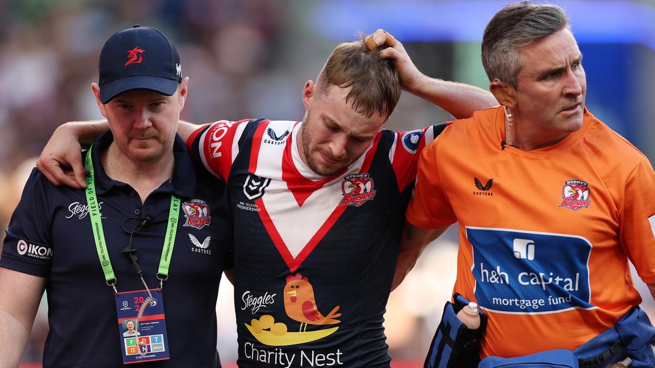 Sam Walker’s injury means Chad Townsend will have to play a bigger role for the Roosters in 2025. Picture: Cameron Spencer/Getty Images