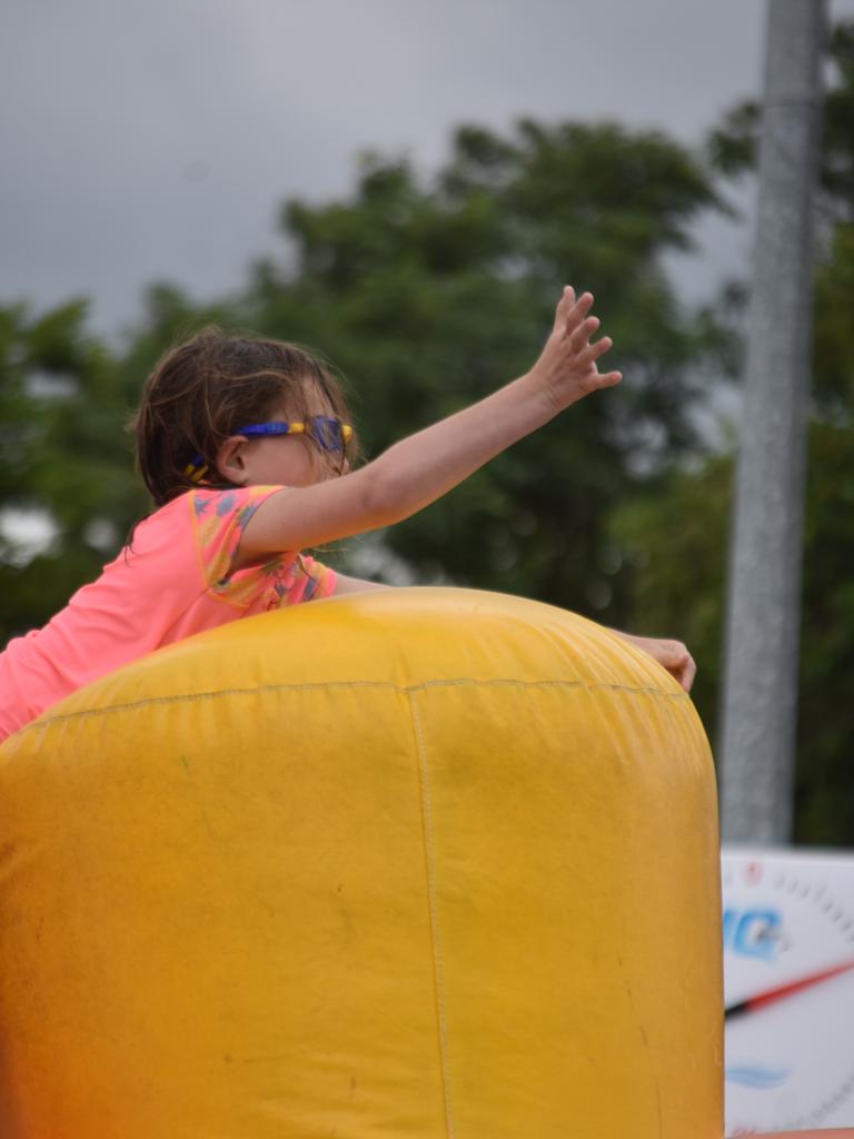 PARTY TIME: There were plenty of splatters and splashes at Dalby's pool party on Saturday afternoon.