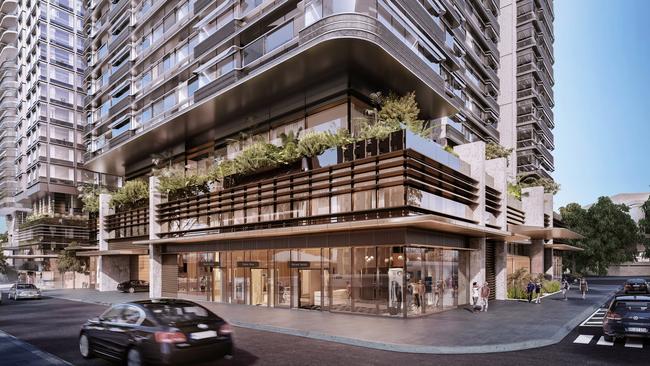 Duo at Central Park in Sydney offers trendy amenities like a rooftop barbecue area and other communal spaces.