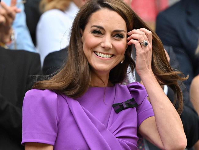 Catherine, Princess of Wales made a rare appearance at Wimbledon on July 14. Picture: Andrej Isakovic/AFP