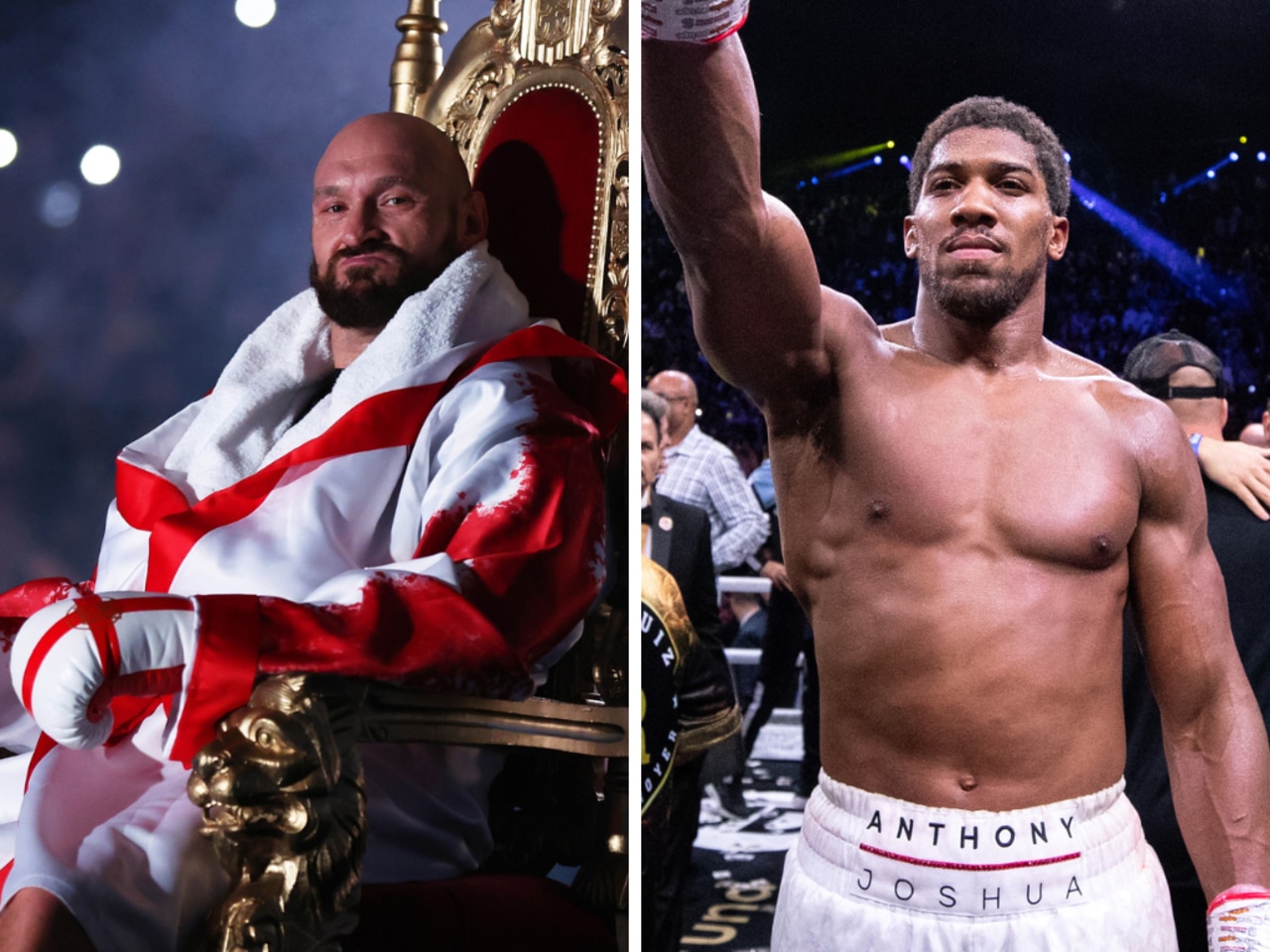 Tyson Fury and Anthony Joshua.