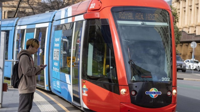The ban covers advertisements on Adelaide’s transportation network. Image: NewsWire / Kelly Barnes