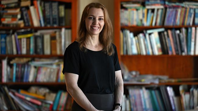 Psychiatrist Jillian Spencer in Brisbane on Tuesday: ‘I’m absolutely thrilled that, finally, some members of the government have shown courage’. Picture: Lyndon Mechielsen