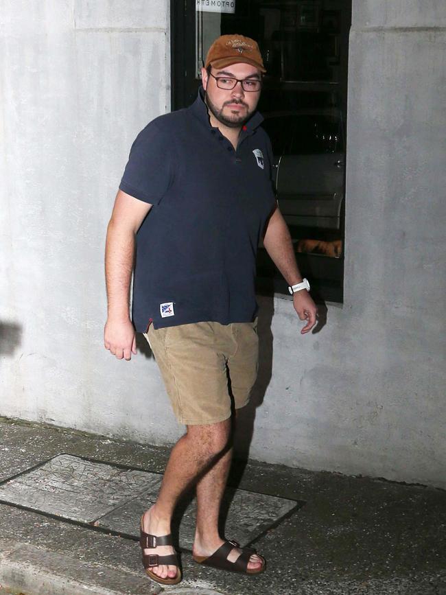 He wore sandals and a polo shirt for the casual outing ahead of an impending legal showdown. Picture: Matrix