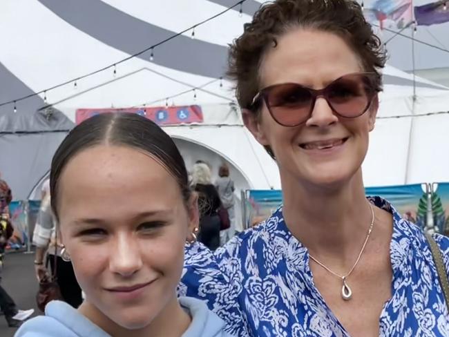 Anorexia in young kids - Abby Blatch with her mum, Ingrid Martin. Picture: Supplied