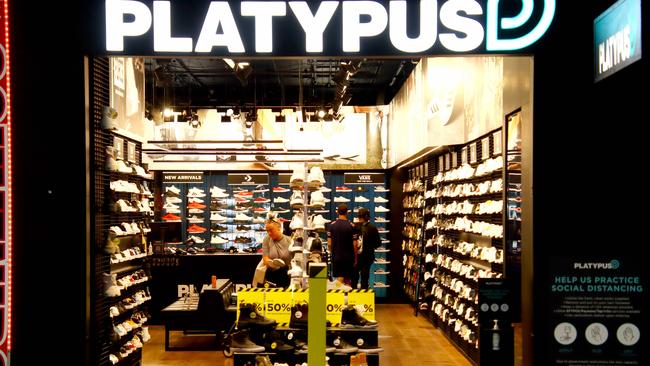 Accent Group, whose retailer banners include Platypus, is not seeing a slowdown in spending by consumers on shoes and sneakers.