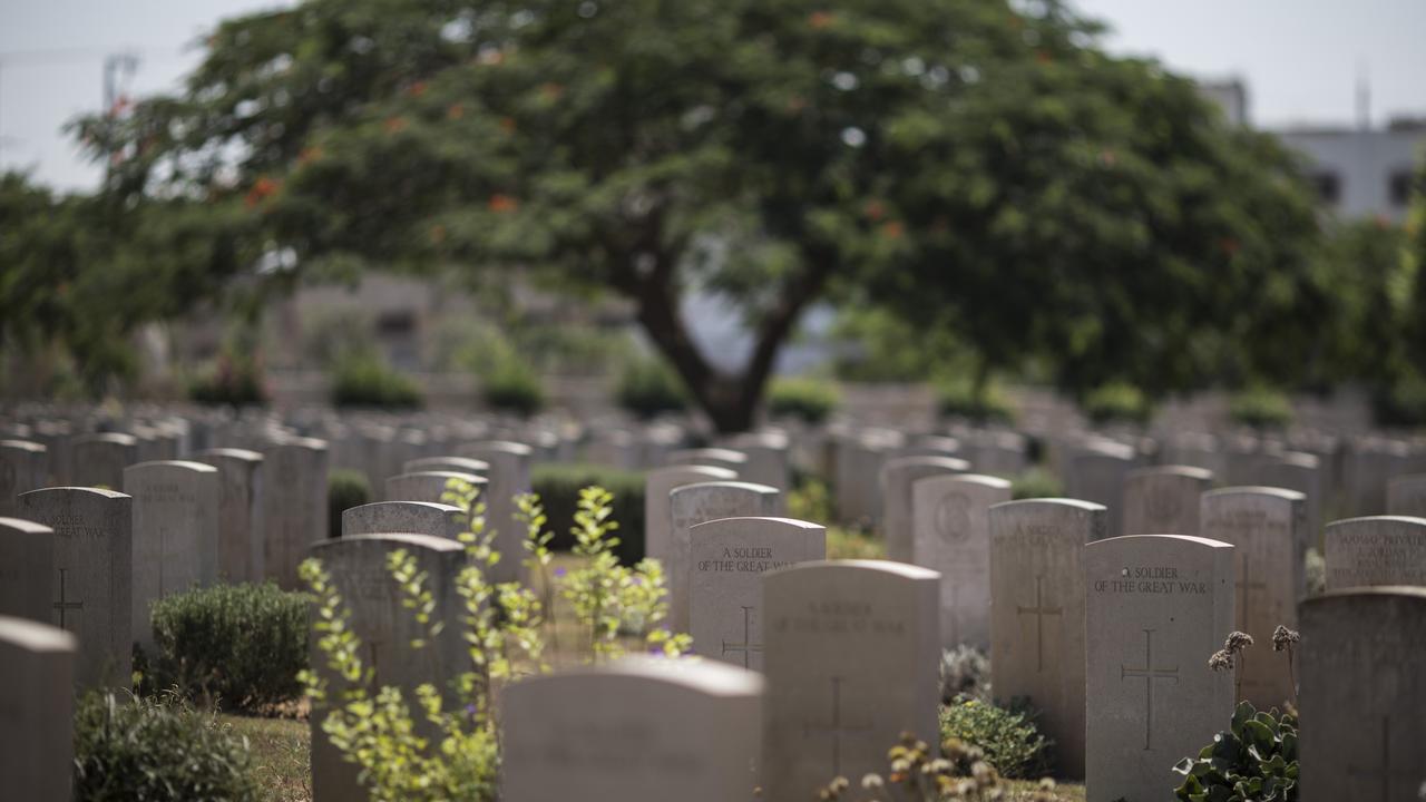 Almost 50 Australian war graves feared damaged in Gaza