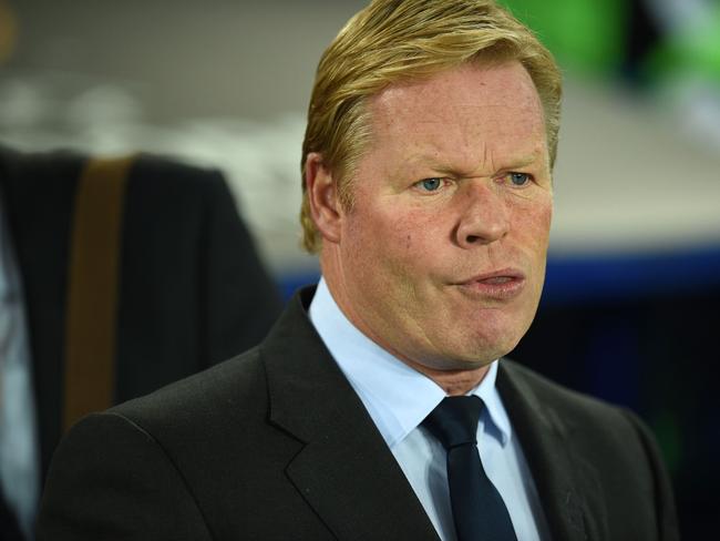 Everton's Dutch manager Ronald Koeman