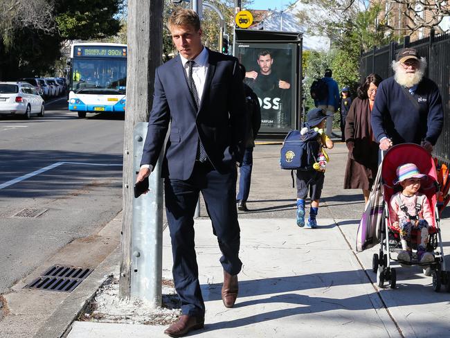 Jesse Marschke outside Waverley Court on Tuesday. Picture: NCA Newswire