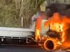 Fire destroys truck on South Eastern Freeway
