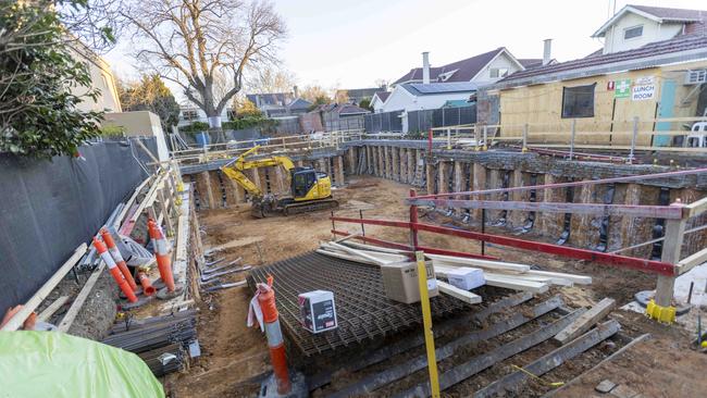 2 Haverbrack Ave in Malvern, the former Melbourne home of Sir Robert Menzies, was demolished last week. Picture: Wayne Taylor.