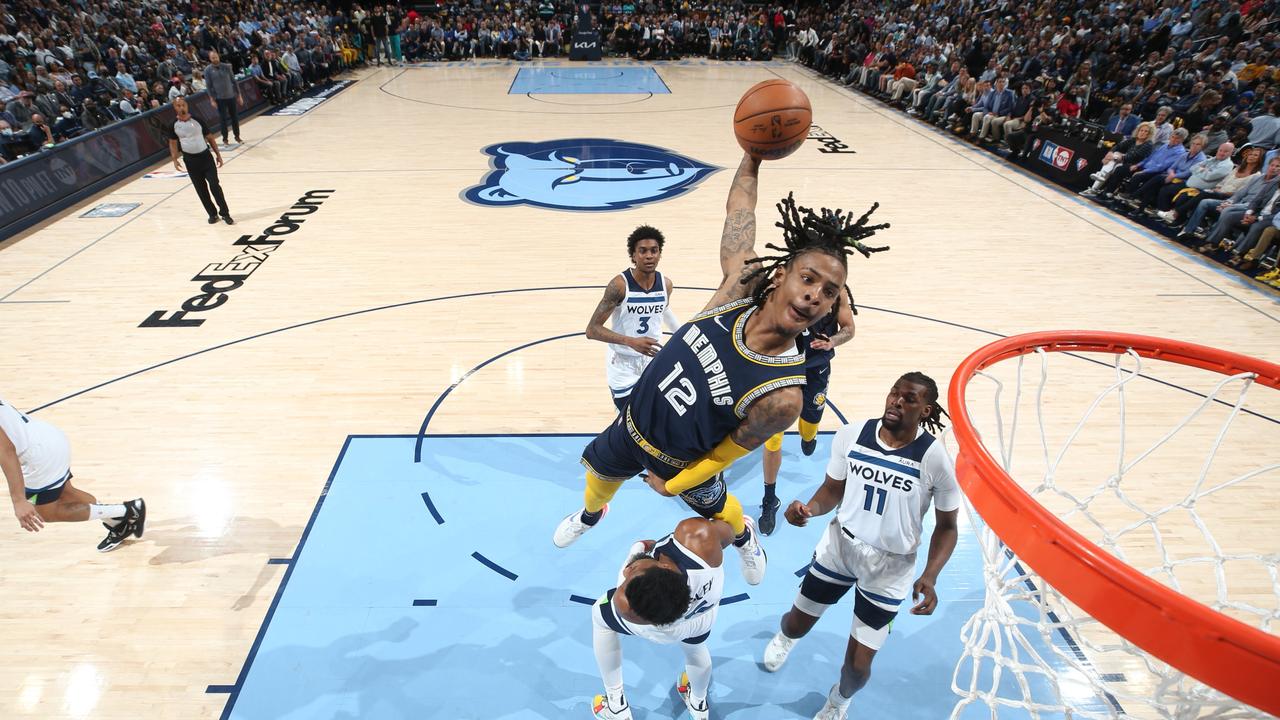 Ja Morant can fly. Photo: Joe Murphy/NBAE via Getty Images