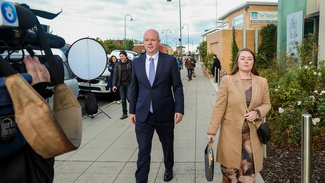 Simon Patterson was seated in the court. Picture: NewsWire/Ian Currie