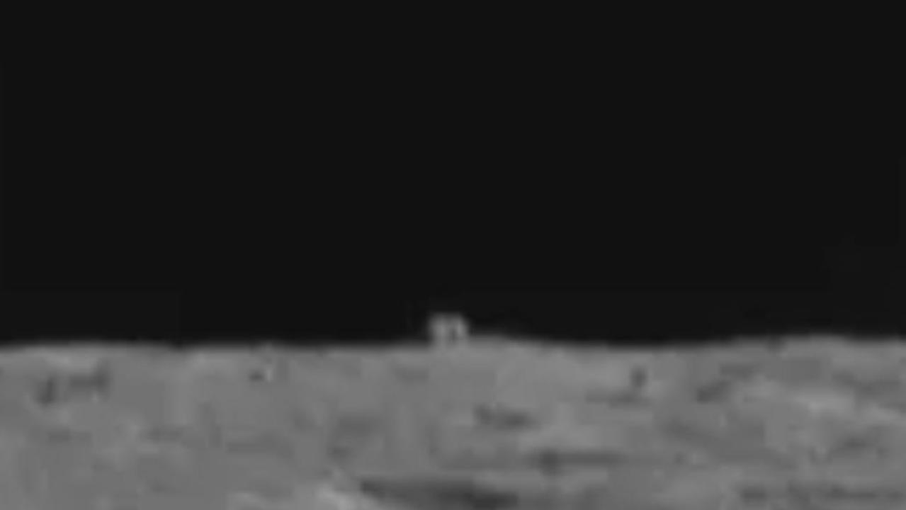 Supplied  A mystery object on the moon is puzzling scientists. Picture: China  National Space Administration.
