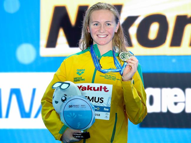 Ariarne Titmus, 18, will be part of the Australian swim team at the Tokyo Olympics next year. Picture: Getty