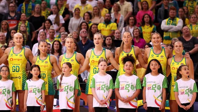 Visit Victoria has signed a $15 million deal with Netball Australia. (Photo by Mark Kolbe/Getty Images for Netball Australia)