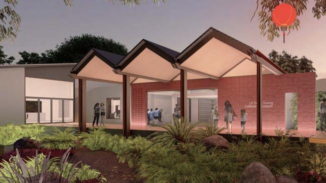 An artist’s impression of Queensland's first Chinese Cultural Heritage Centre in Cairns.