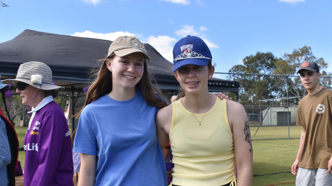 Alexis Rogers and Izzy Lloyd at the 2024 Rockhampton Relay for Life event.