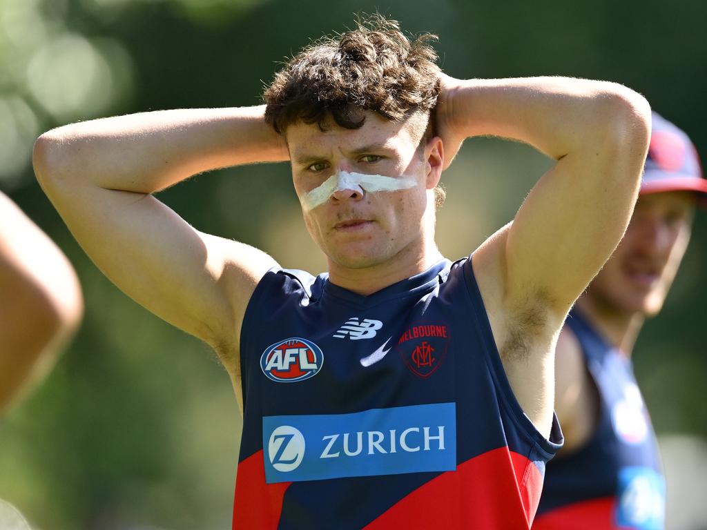 Harvey Langford has hit the ground running at Melbourne. Picture: Quinn Rooney/Getty Images.