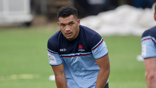 Fairfield rugby union player Sione Taufui is a player on the rise in the sport and made his Shute Shield debut last month. Pic: Supplied