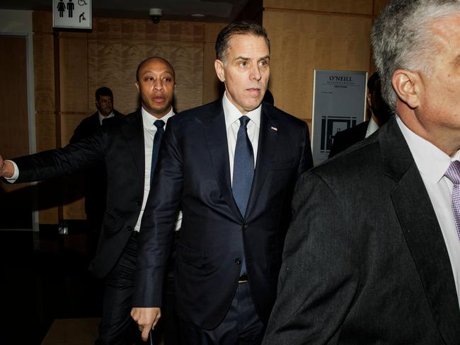 Hunter Biden arrives at Congress to give evidence. Picture: Getty Images