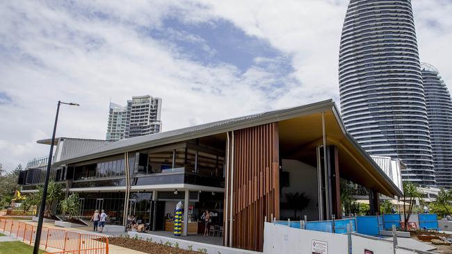 The new Kurrawa Surf Club at Broadbeach. Picture: Jerad Williams