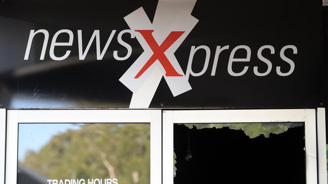 A fire broke out at NewsXpress newsagency at Walkerston Shopping Centre on July 30, 2018.