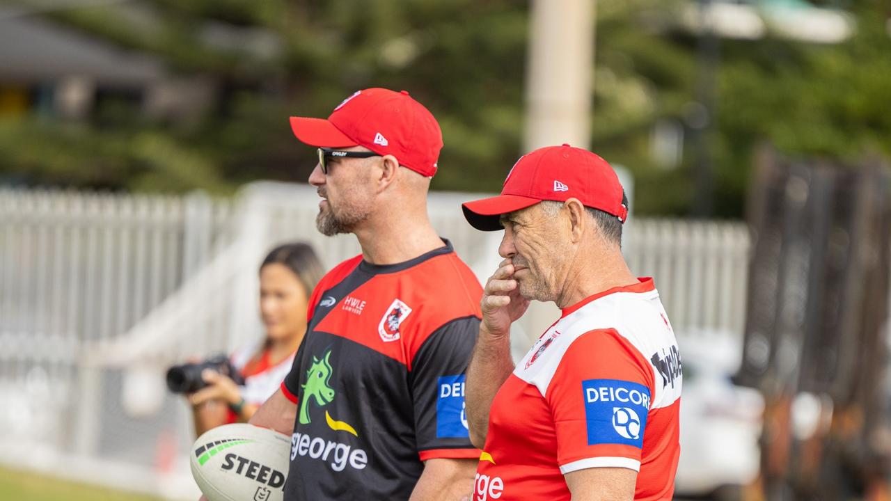 The Dragons learnt some lessons after a scrimmage against Manly. Picture: Supplied