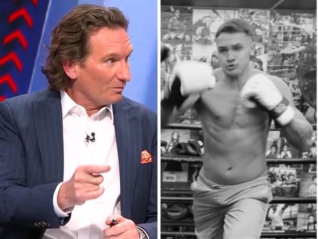 James Hird commens on Jamarra Ugle-Hagan's footage on Channel 9's Footy Classified.