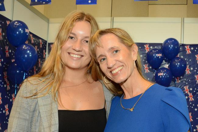 <p>Jasmin and Carolyn Baker at The Event for Ray White Surfers Paradise at RACV Royal Pines Resort, Benowa. Picture: Regina King</p>