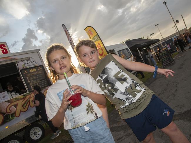 Rosie and Samuel Midgley at the Mildura Show 2024. Picture: Noel Fisher