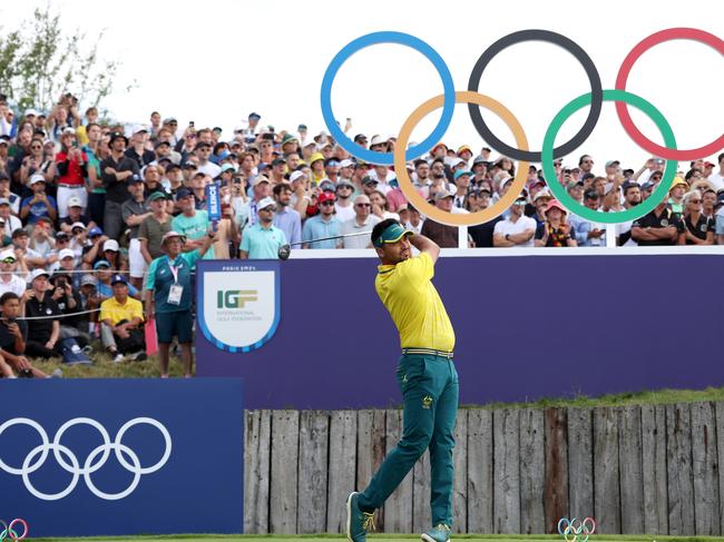 Jason Day donned the green and gold in Paris. Picture: Supplied