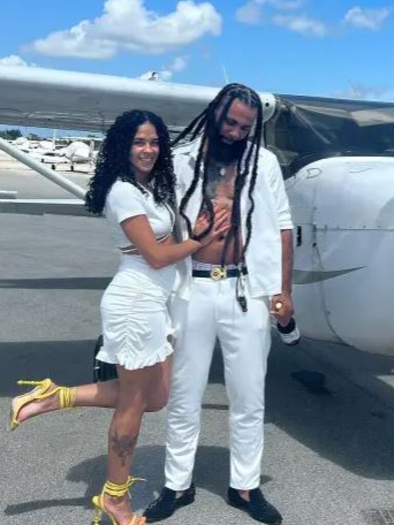 Mazayah and Stephanie been together for seven years before their relationship to a serious turn. Picture: Instagram@lucky4poly