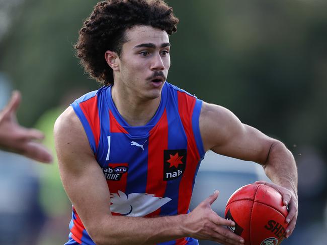 NAB League. Oakleigh Charges vs Northern Knights at Warrawee Park, Oakleigh. 19/06/2021.   Youseph Dib  .  Pic: Michael Klein