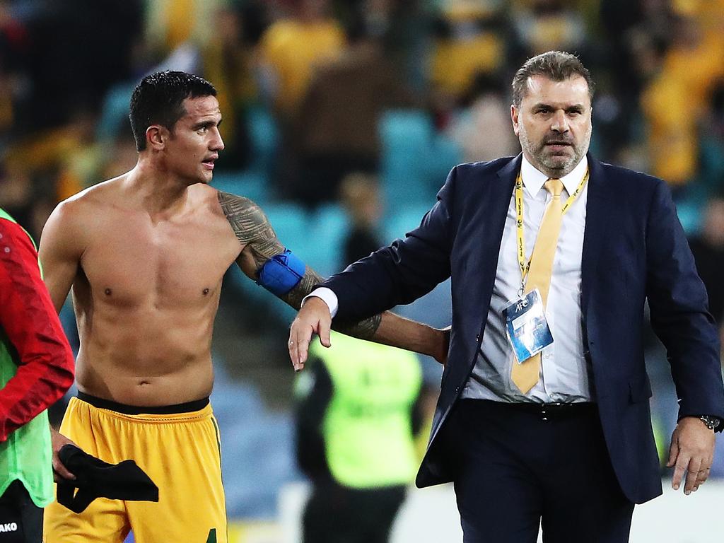 Tim Cahill rates Postecoglou as one of the best. Picture: Brett Costello