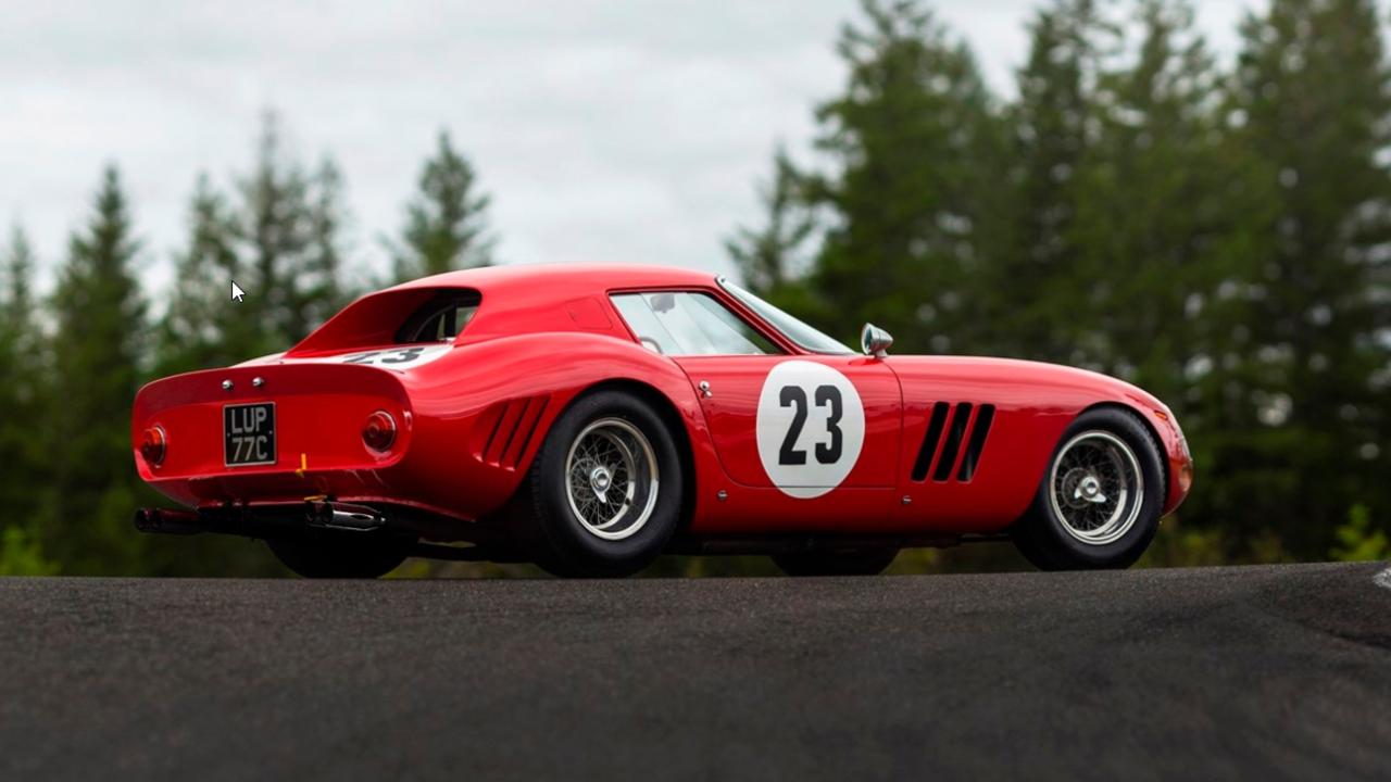 1962 Ferrari 250 GTO is the most expensive car ever sold at auction.
